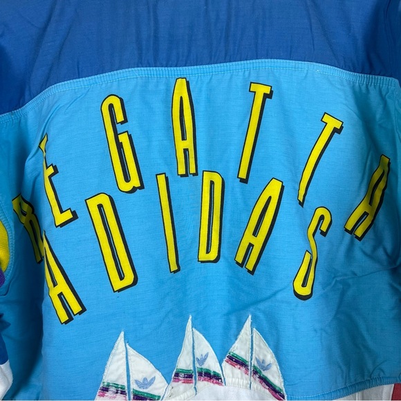 Vintage 1980s Adidas Regatta Sweatshirt Small - Picture 4 of 10